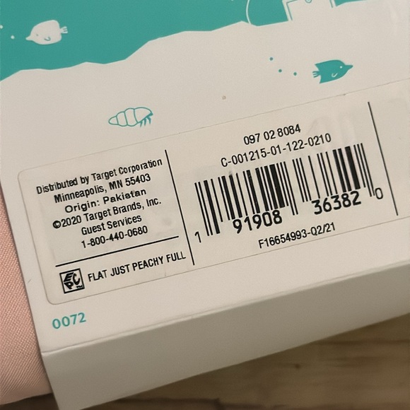 Pillowfort Microfiber Full Just Peachy Flat Sheet - Picture 4 of 5